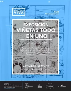 Exposición Narrando en Viñetas Biblioteca Viva Sur