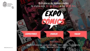 Expocómic de la Biblioteca Humanidades UC